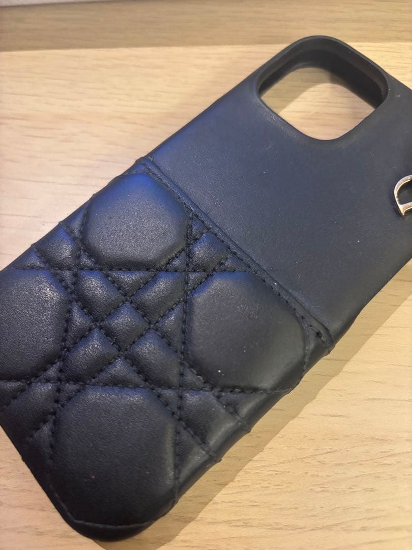 お値下げ Dior ブラックカナージュiPhone15ケース