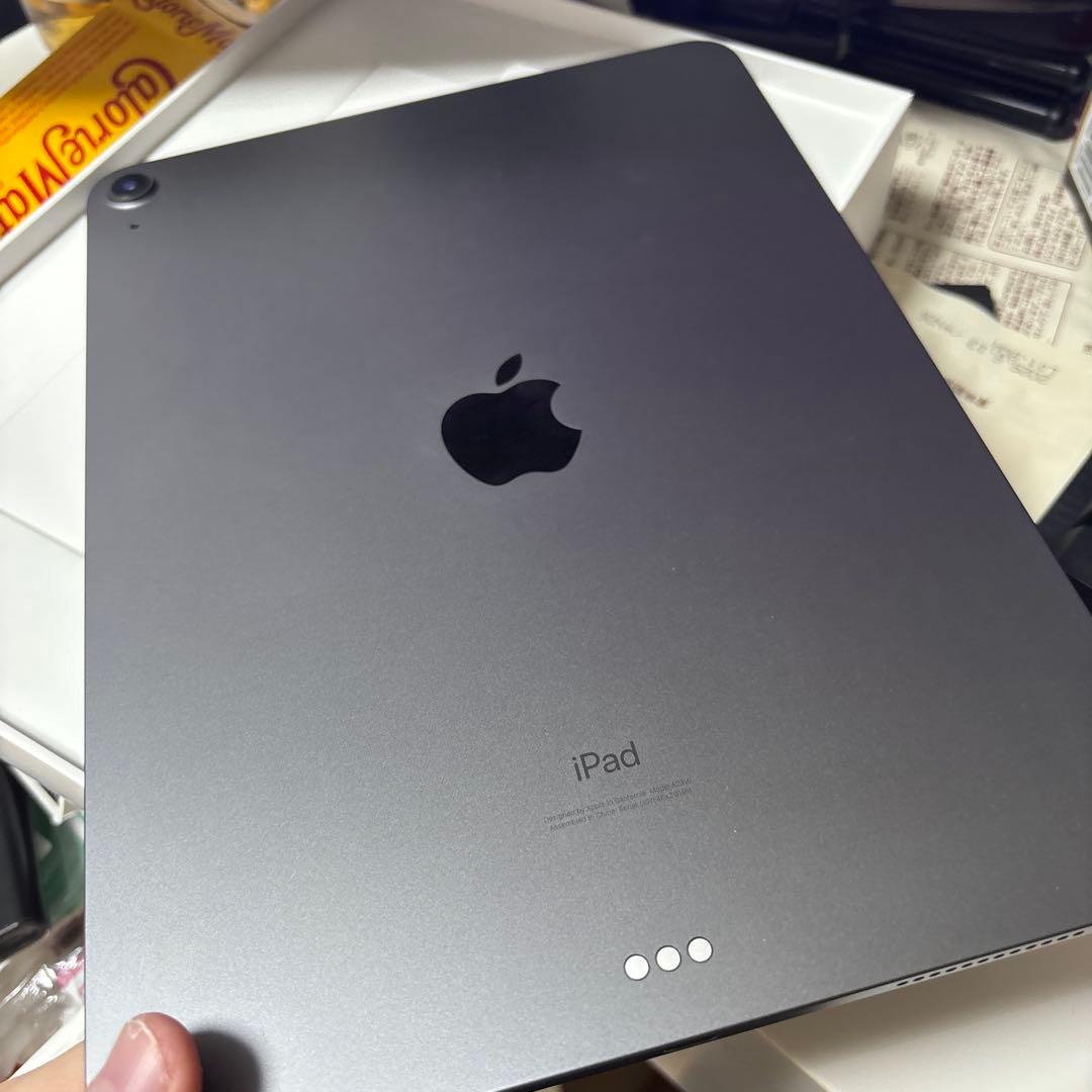 Apple iPad Airスペースグレー 本体 強化ガラス + iPadケース iPad Air