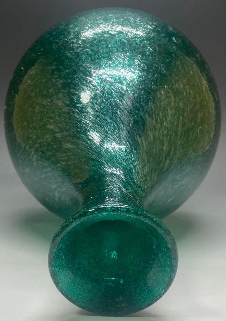 倉敷ガラス 小谷真三 吹きガラス 特大25cm 飾り瓶 花瓶 b7993 - メルカリ