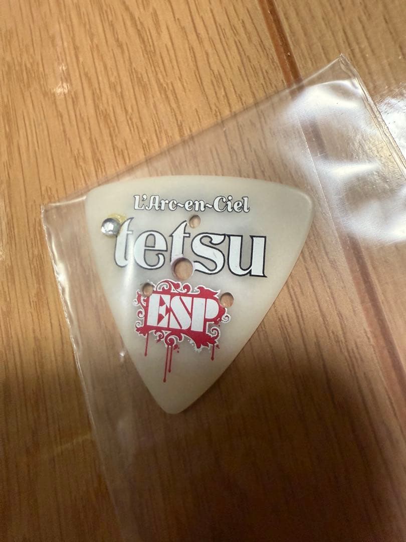 tetsuya 本人使用ピック またハートに火をつけろ ラルク L´Arc