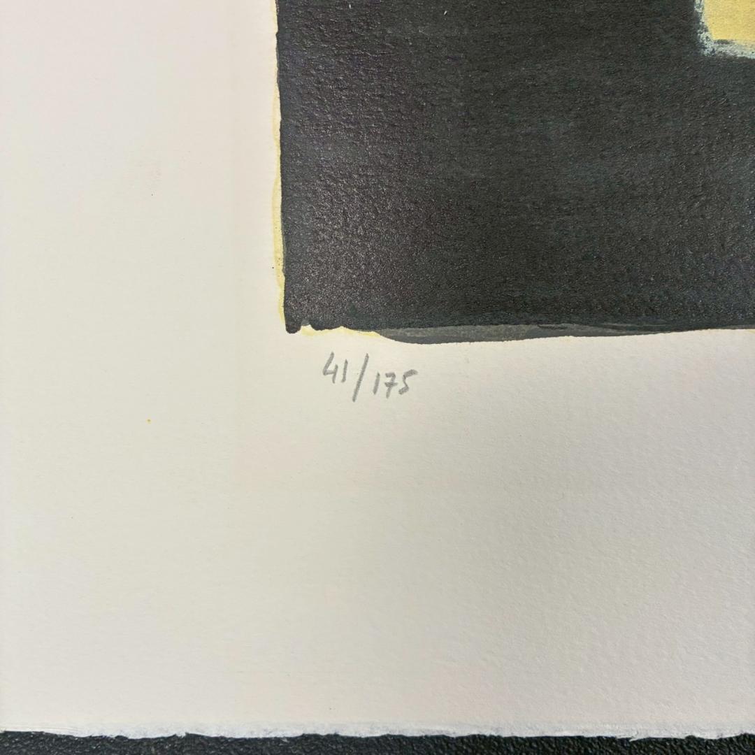 ベルナール・カトラン「レモン籠のある小さい静物」リトグラフ 直筆