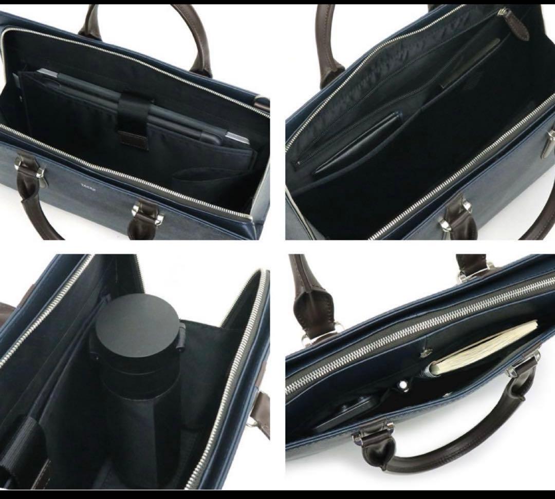 【極美品】タケオキクチ　スパーダ　ビジネスバッグ　本革　レザー A4 人気型