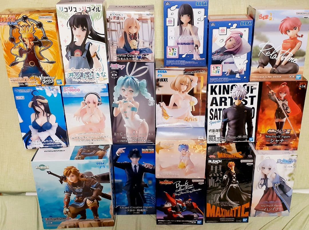 HUNTER×HUNTER ＆ BLEACH フィギュアセット 18体セット プライズ