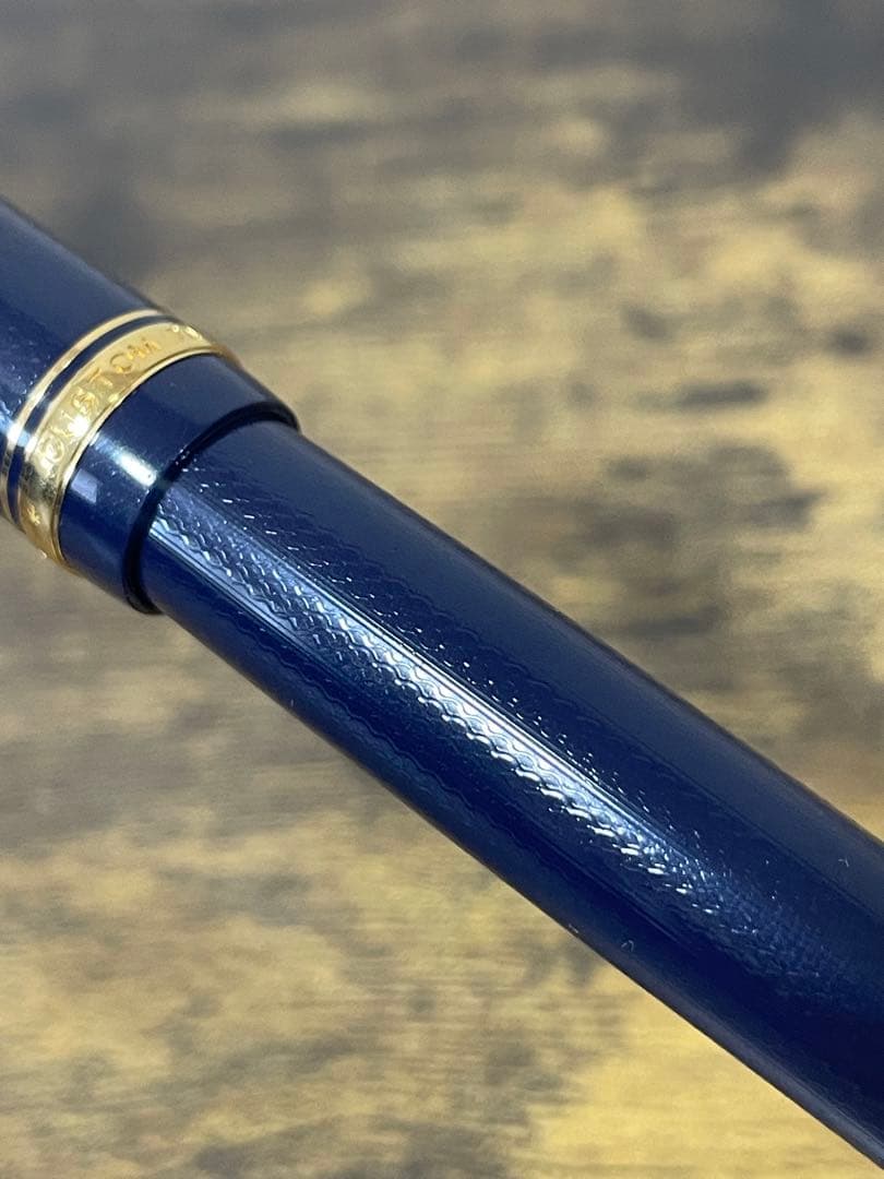 試筆のみ ネイビー 網目 2016 限定 FM パイロット 万年筆 カスタム74