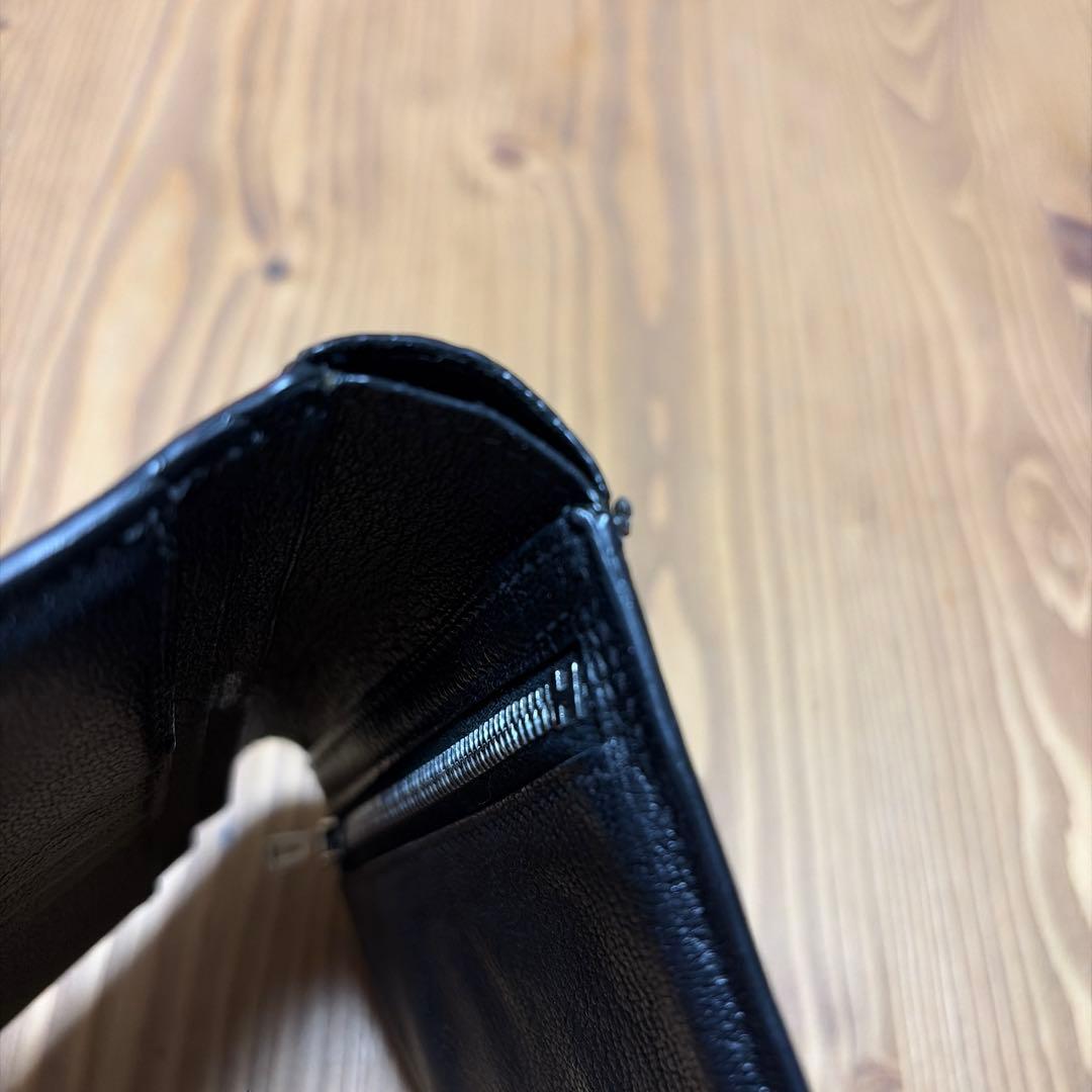HERMES コンパクトべアン財布 ブラック