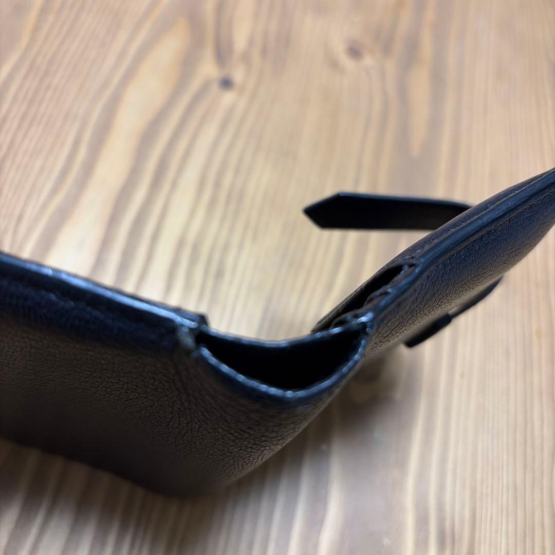 HERMES コンパクトべアン財布 ブラック