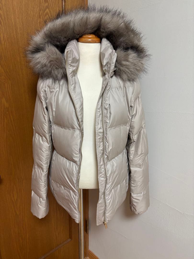 ⭐︎未使用品 ZARA フェイクファーフード付き キルティングジャケット