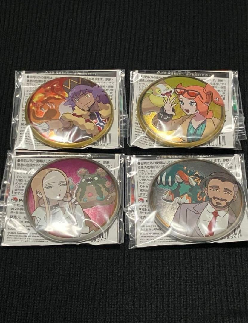 ポケモン　トレーナー　缶バッジ　コンプリートセット　ガラル地方編　ジムリーダー