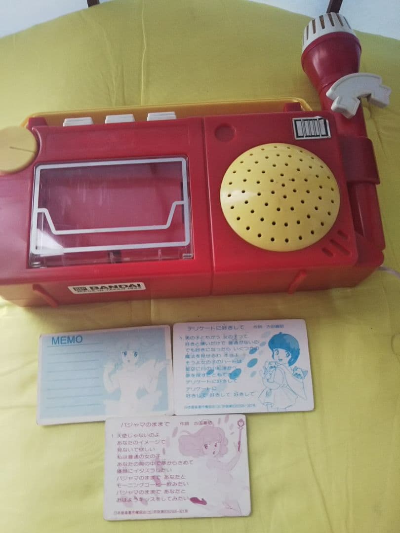 【ジャンク品】1983年 魔法の天使クリーミーマミ ラジカセ型玩具