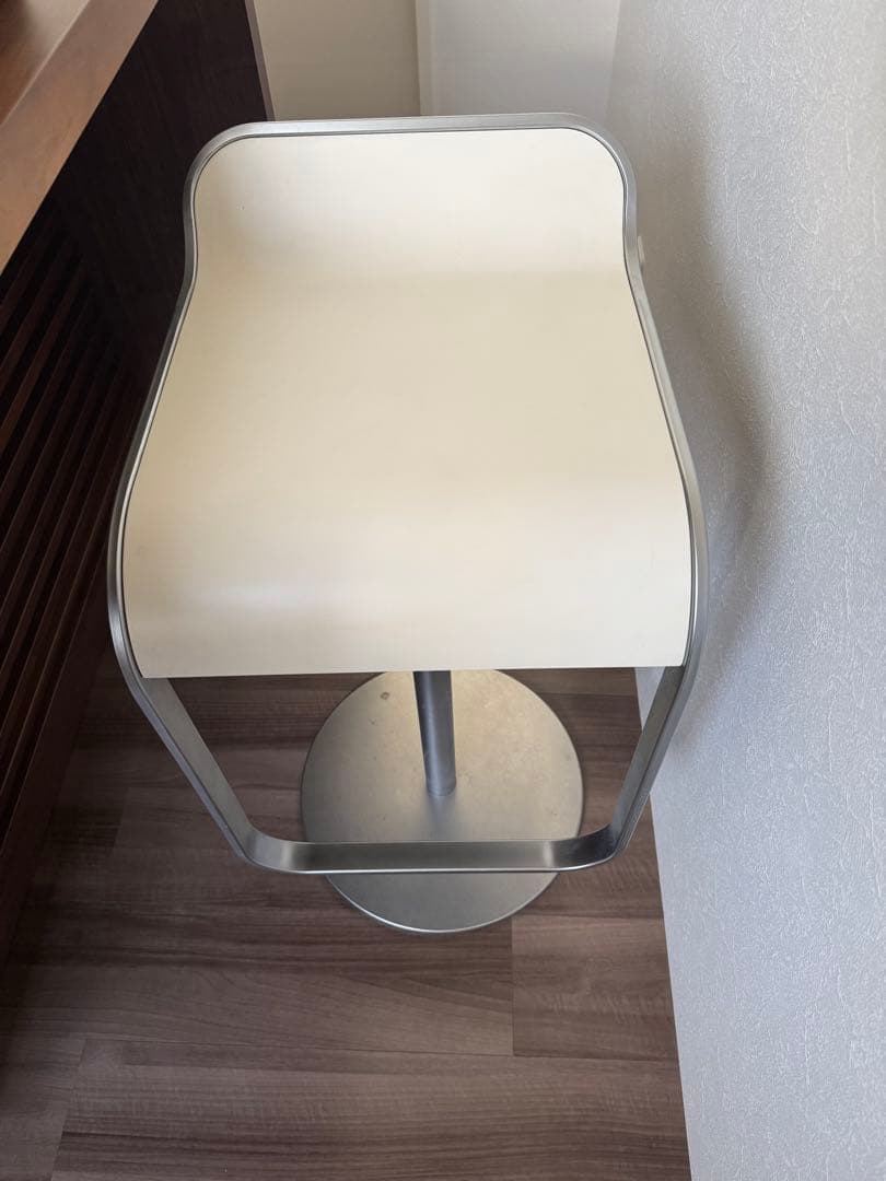 ラパルマ　lem スツール ホワイト　2脚セット