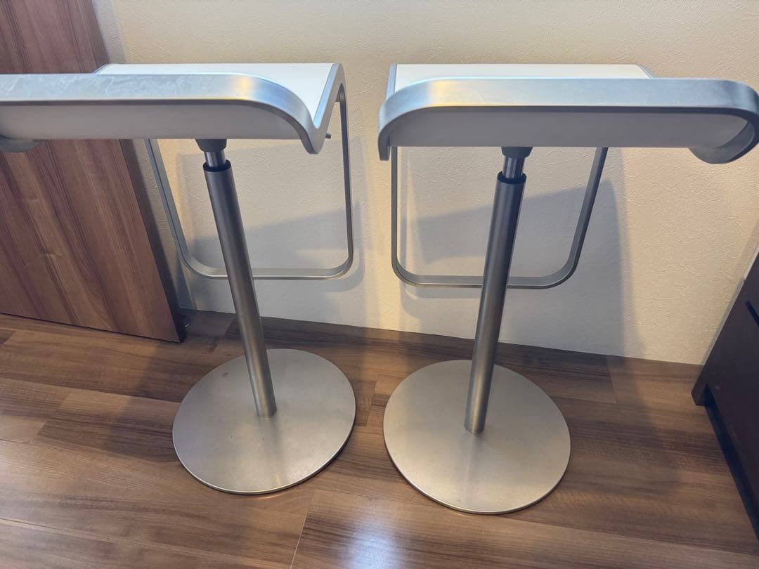 ラパルマ　lem スツール ホワイト　2脚セット