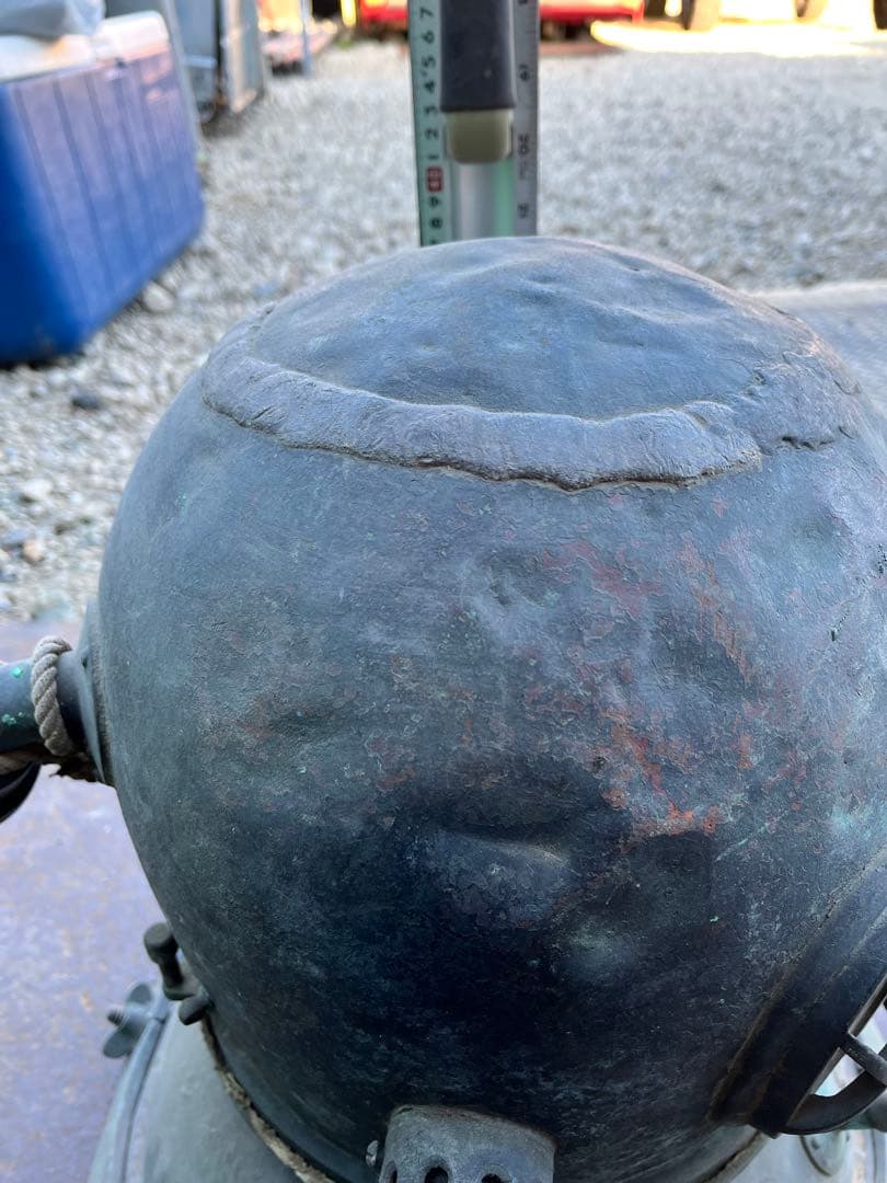 希少】東亜潜水機株式会社 ヘルメット式潜水 アンティークの潜水