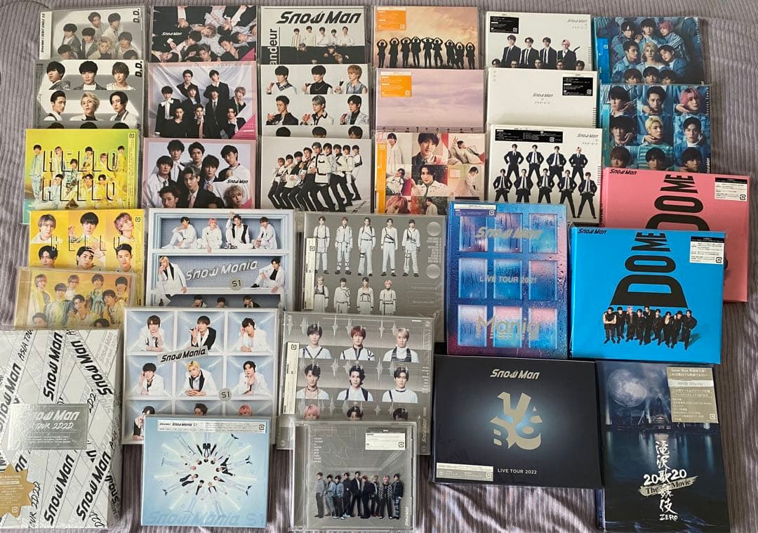 SnowManまとめ売り31点&特典複数【ライブDVDあり】