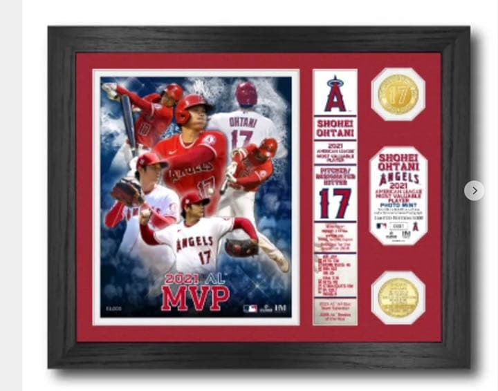 2021年大谷翔平MVP獲得記念 2コインフォトミント（数量限定：3,000個）