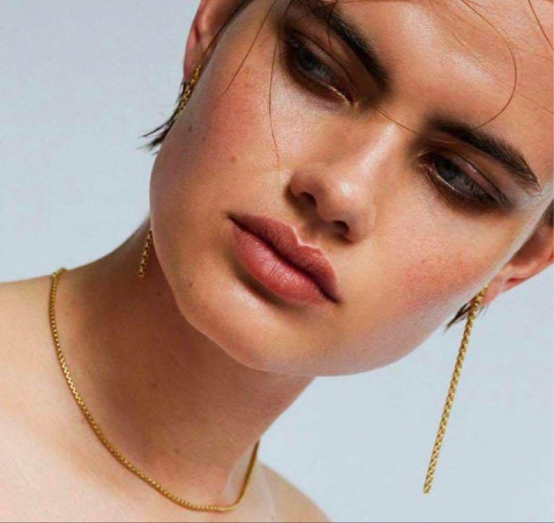 トムウッド TOM WOOD ベネチアン ロングチェーン ピアス ゴールド