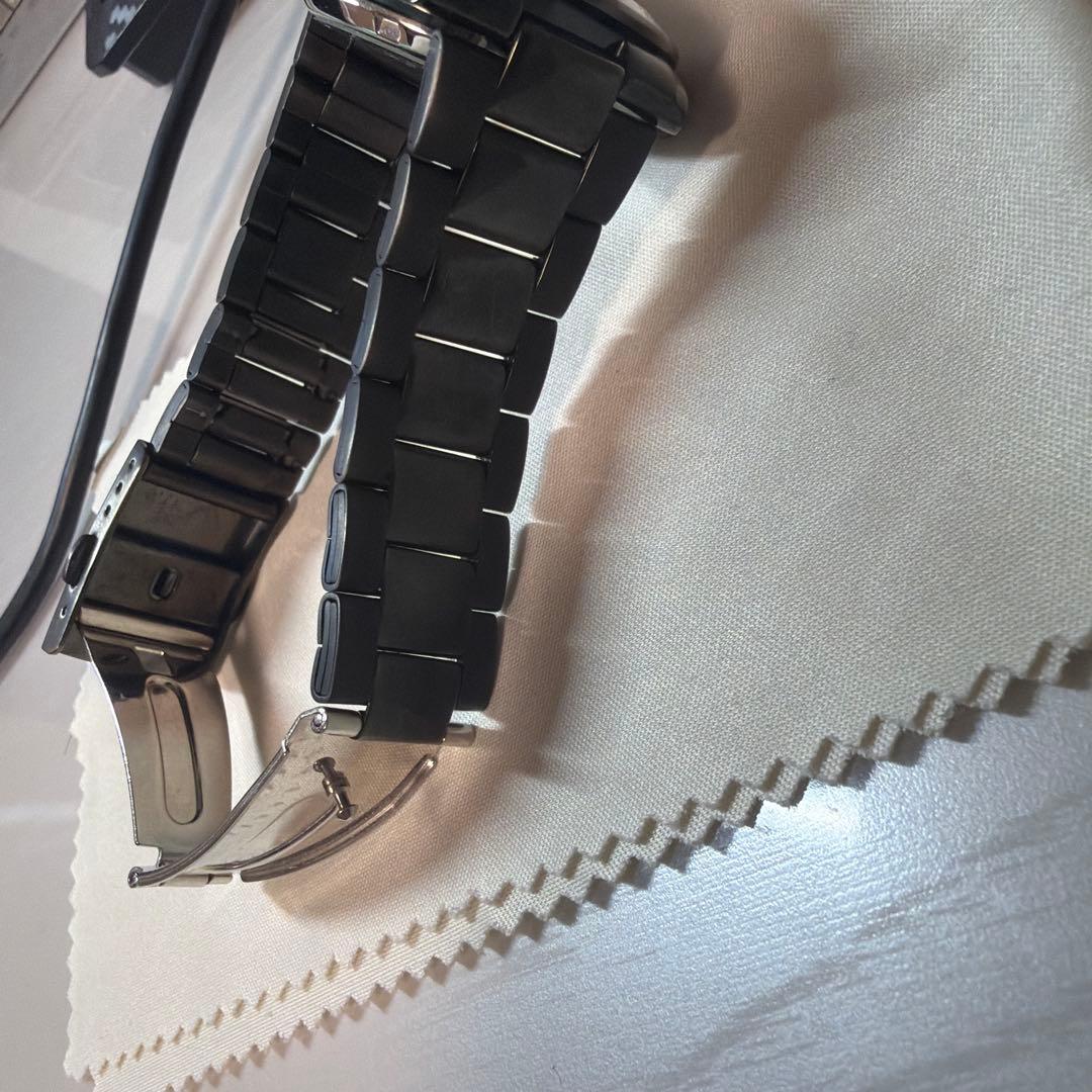 SEIKO5 美品 自動巻き 腕時計 ブラック 中古