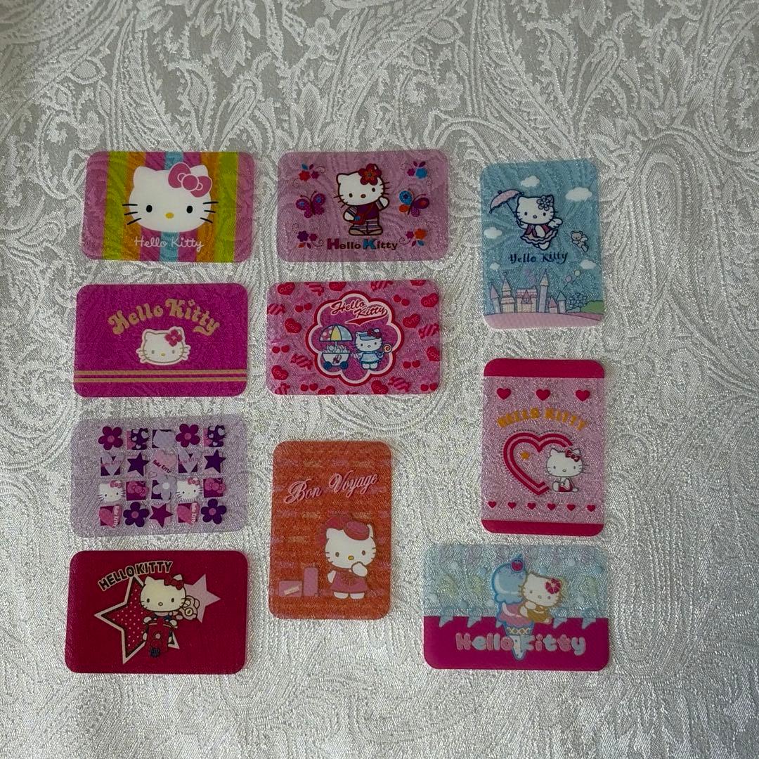 当時物】平成 レトロ サンリオハローキティ シールパック フレーク