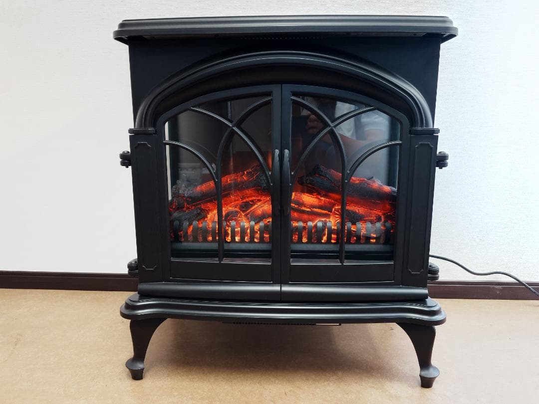 ニトリ ワイド暖炉型ファンヒーター 2017年式 BLT-999B-3-BK ニトリ