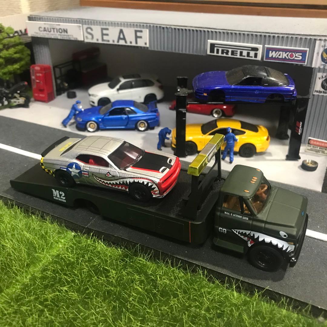 M2 シボレー C60トレーラー ダッジ チャレンジャー シャークスタイルセット