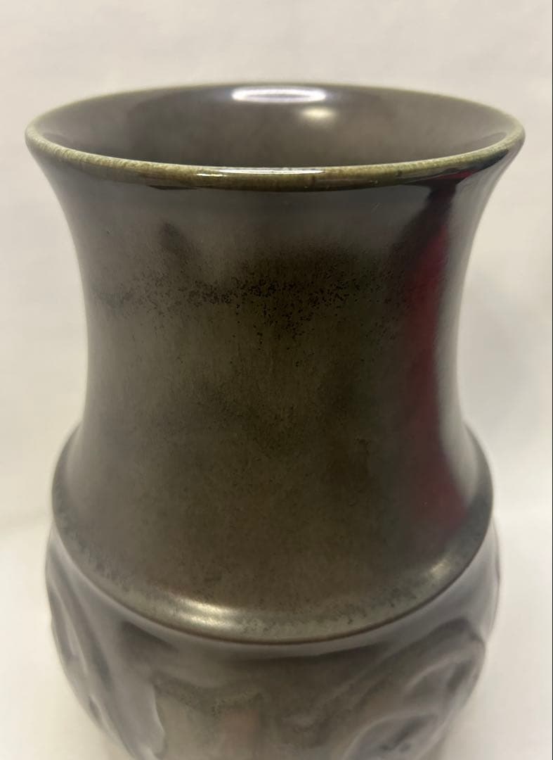 錦光山造 花瓶 骨董 花入 花器 陶器 時代物 貴重