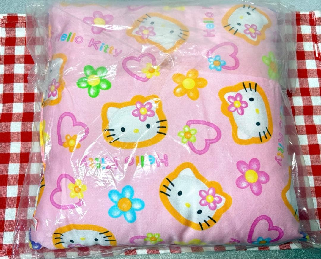 新品未開封　1999年製　激レア　ハローキティ　クッション　カオハナ　平成レトロ