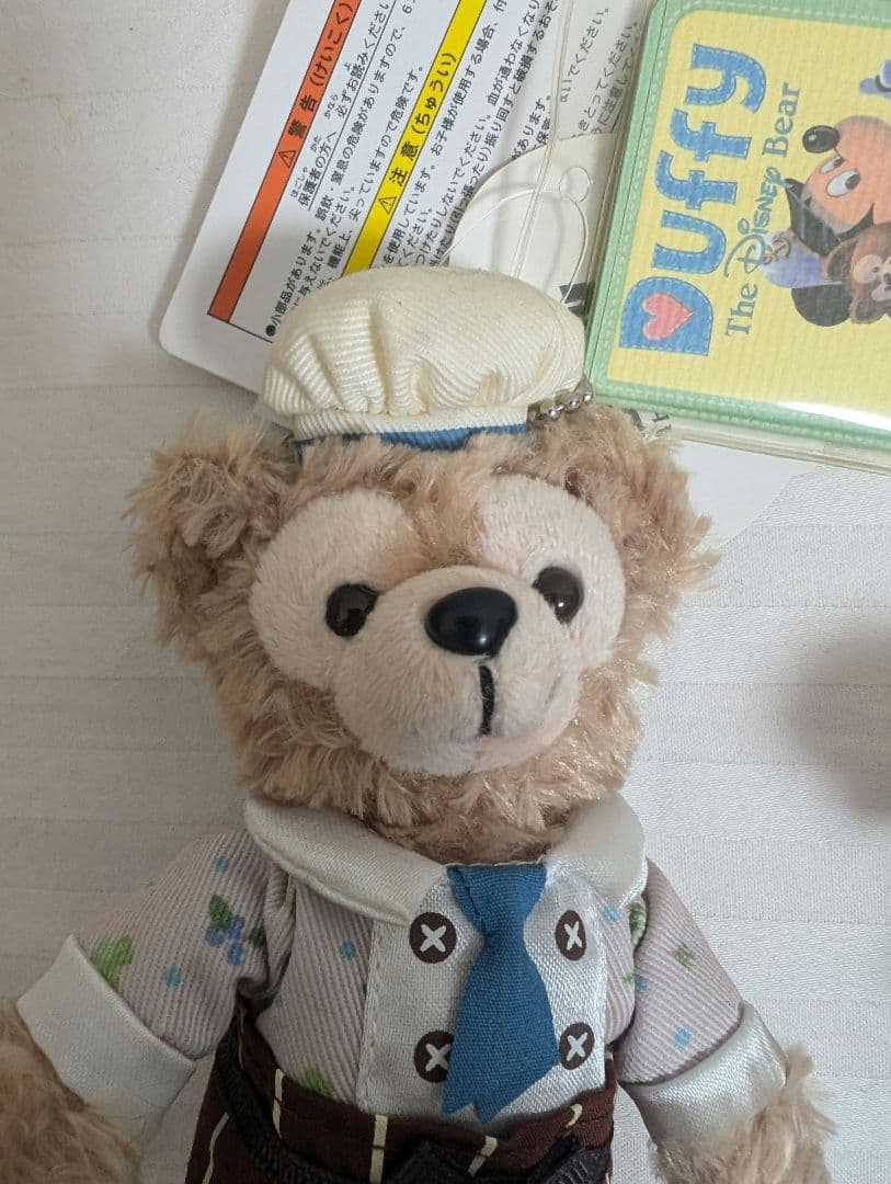 【新品タグ付き】ダッフィー シェリーメイ ぬいぐるみバッチ