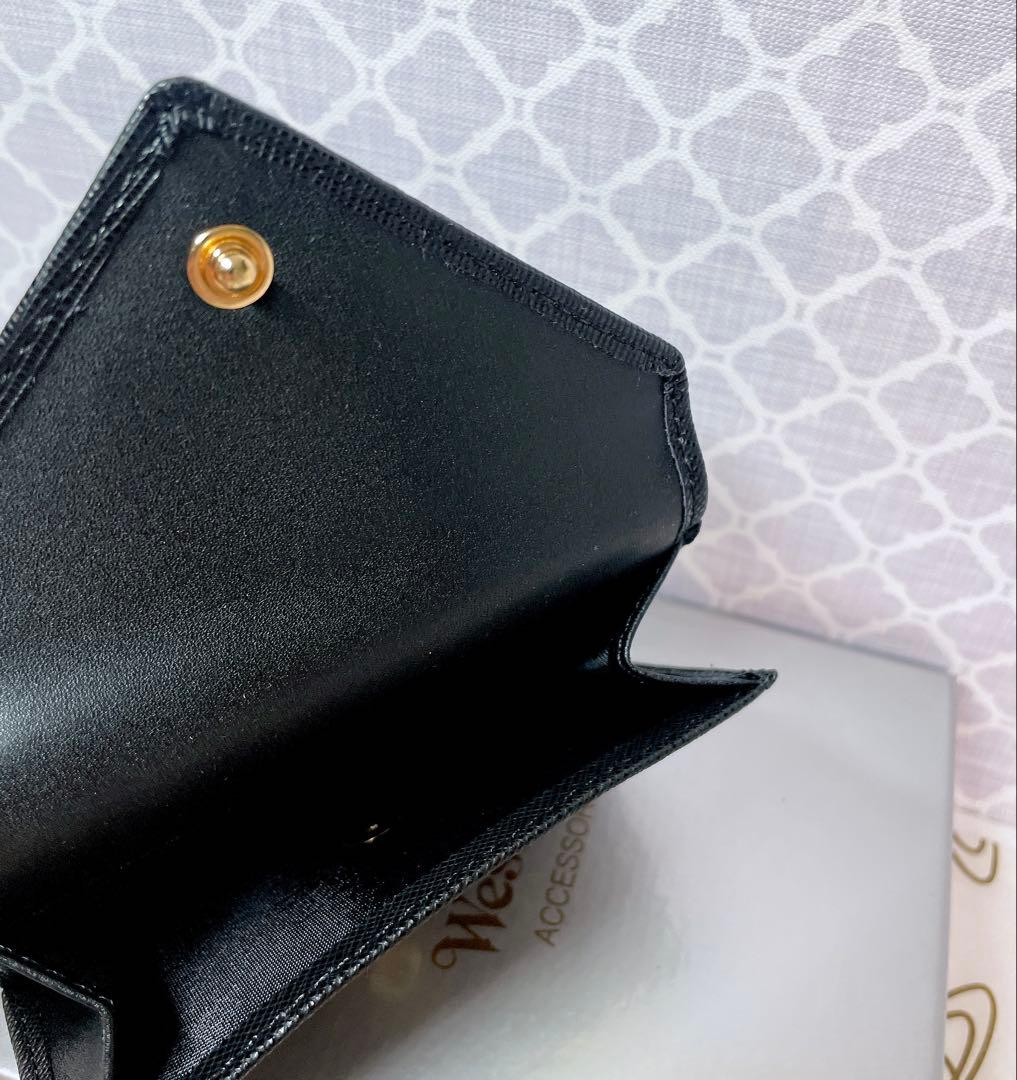 最新♡ショッパー付】Vivienne Westwood 3つ折り財布 ブラック