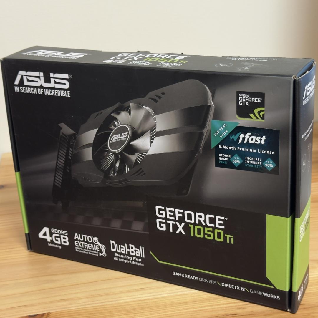 [箱・付属品あり] ASUS GeForce GTX 1050 Ti 4GB ASUS GeForce GTX 1050 Ti HDCP Ready Video Card - Newegg.com