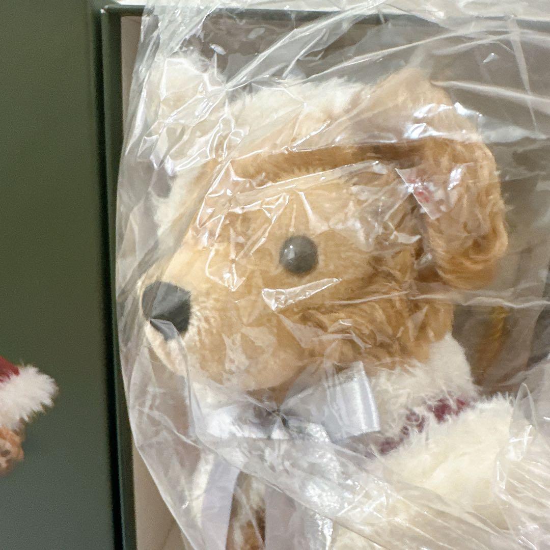 ダッフィー　クリスマス　シュタイフ　ぬいぐるみ　ディズニーシー