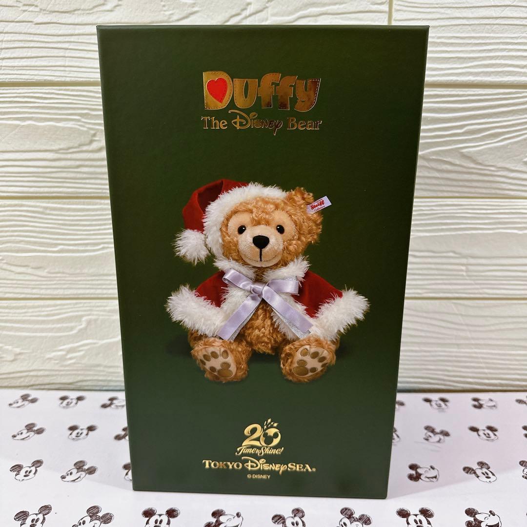 ダッフィー　クリスマス　シュタイフ　ぬいぐるみ　ディズニーシー