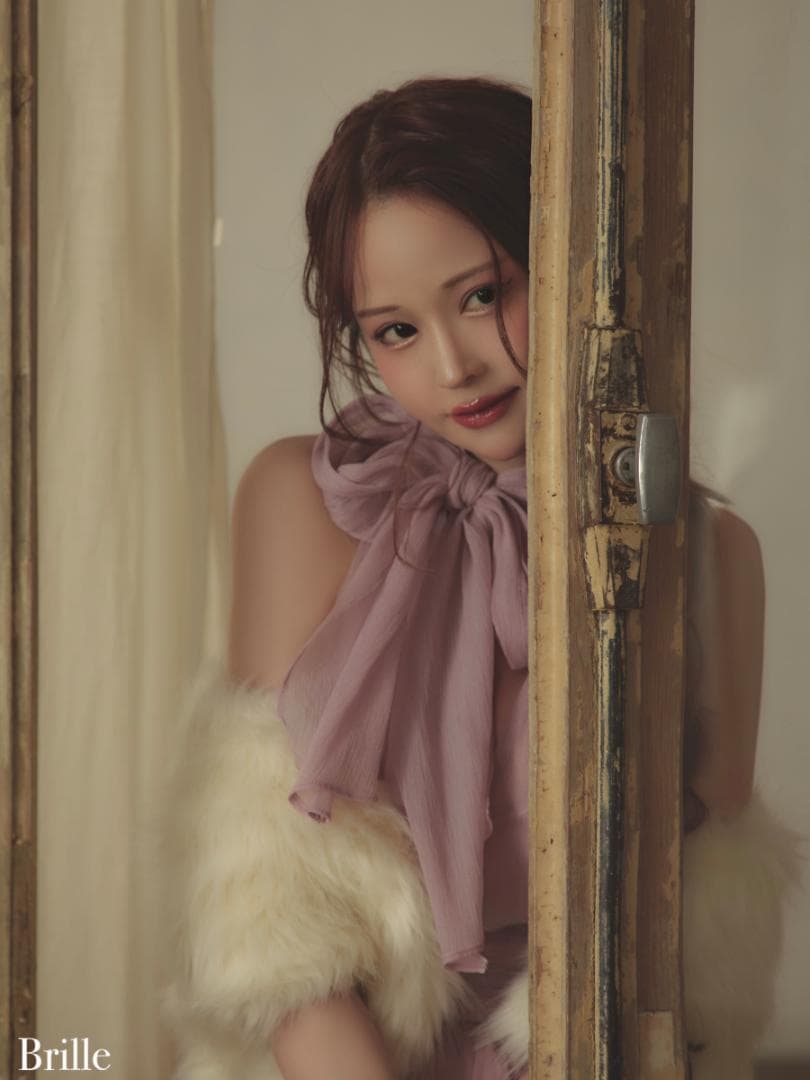 【新品】 ブリエ ローブドフルール ミニドレス brille3791 PKX