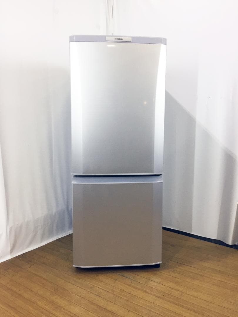 送料無料♦三菱 146L 冷蔵庫【♦MR-P15S-S】