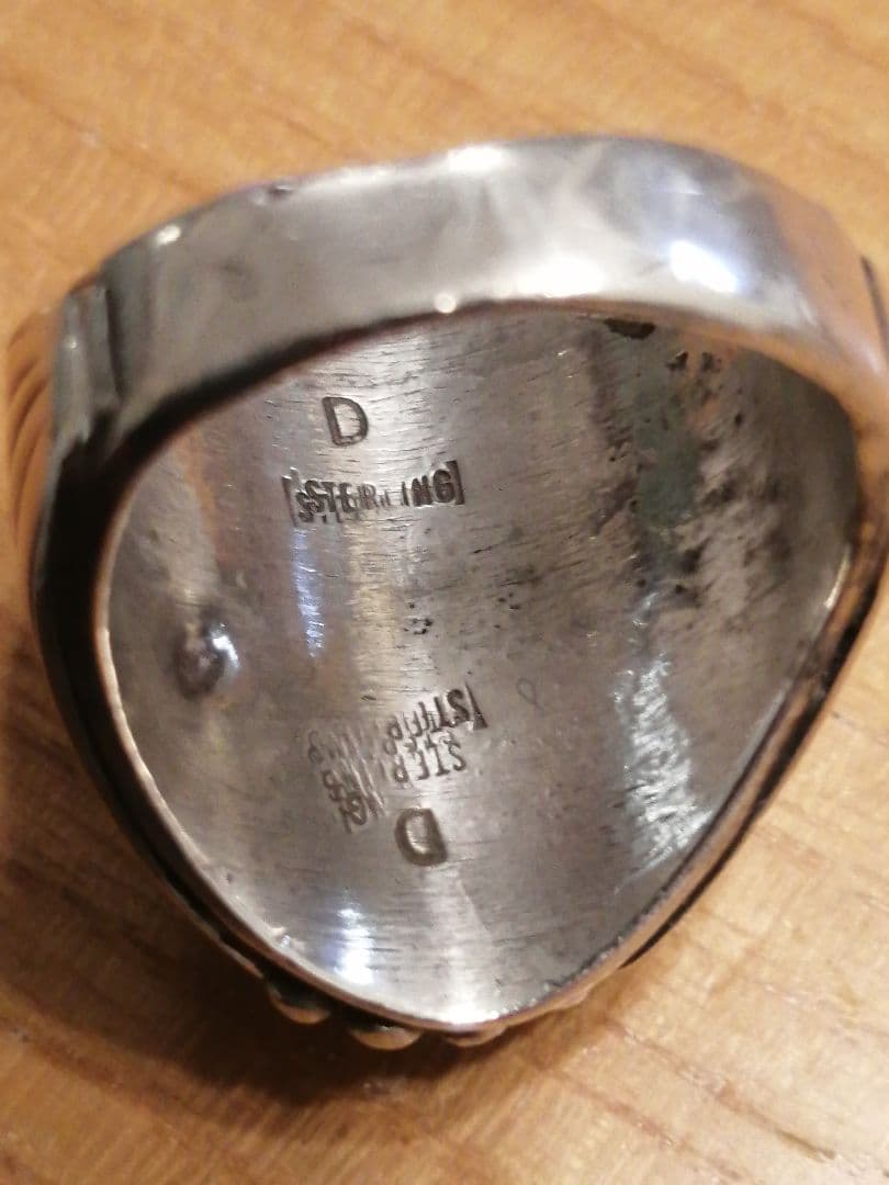 ナバホ　超絶スパイダーウェブターコイズリング！！