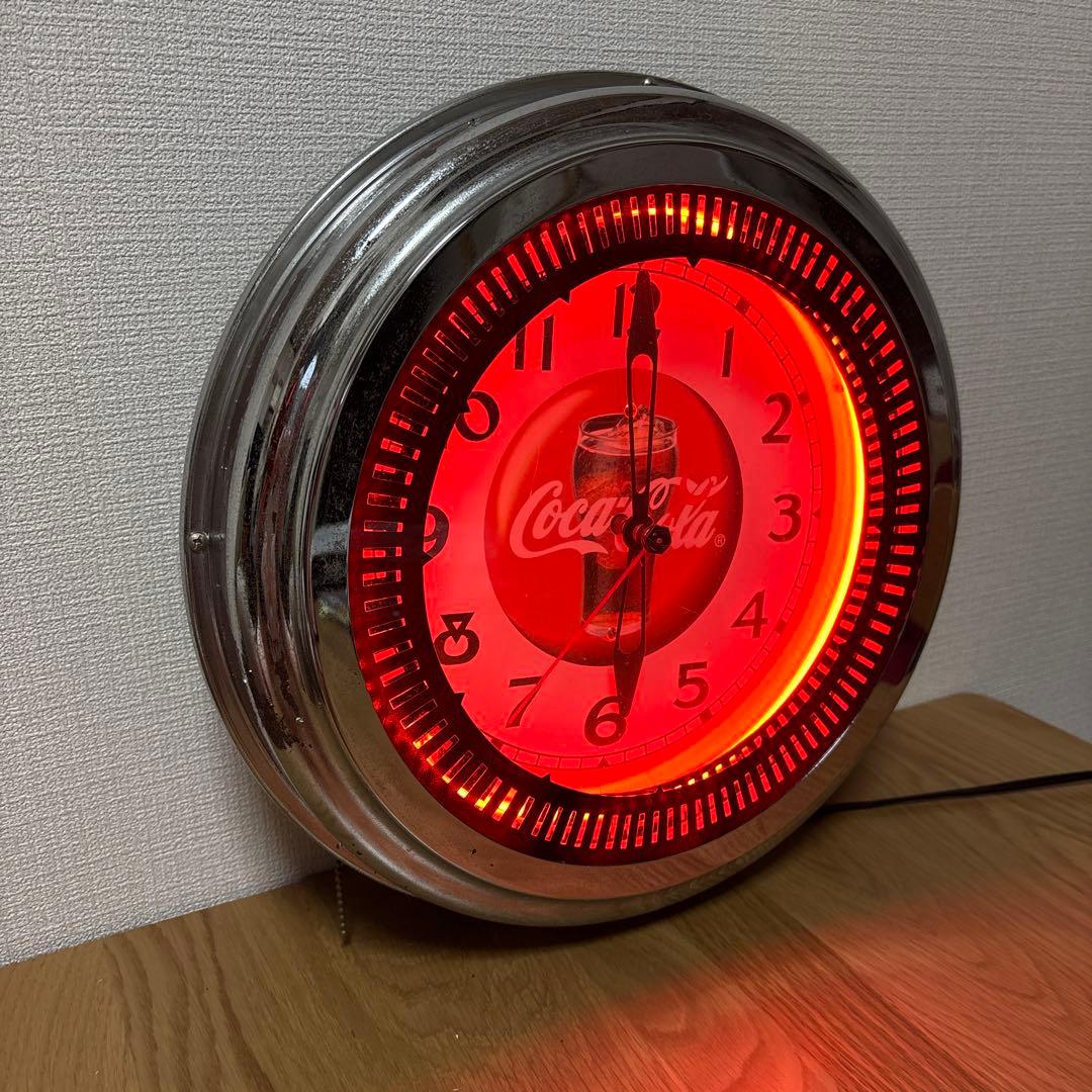 コカ・コーラ　Coca-Cola　ネオンクロック 壁掛け時計
