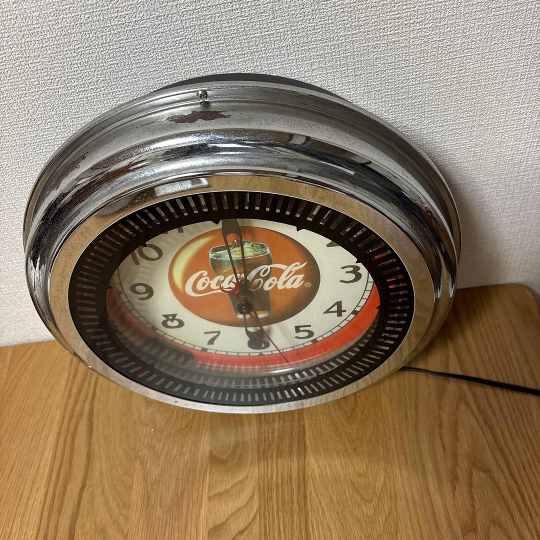コカ・コーラ　Coca-Cola　ネオンクロック 壁掛け時計
