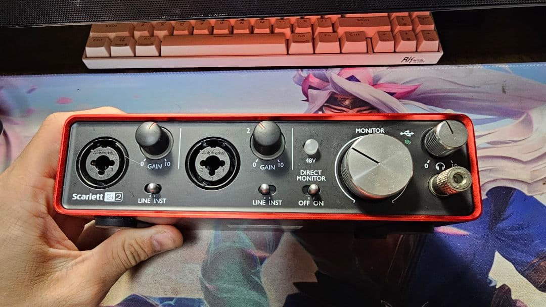 Scarlett 2i2 studio 録音セット