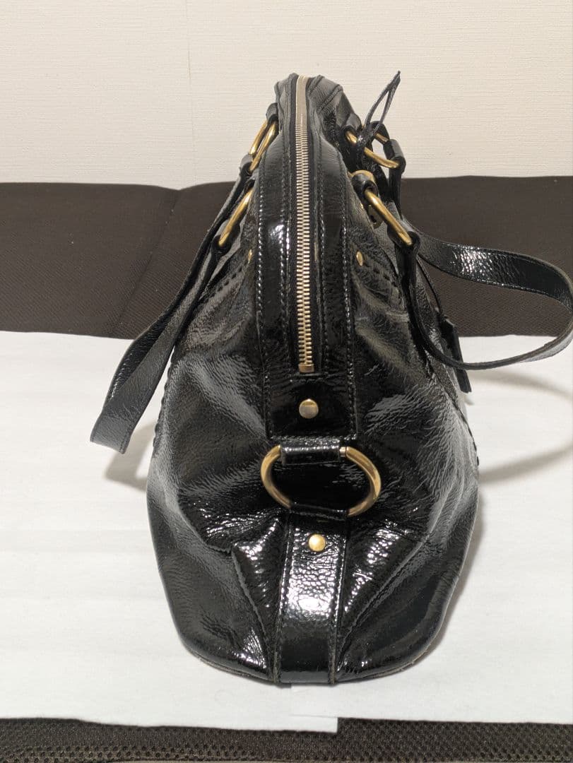 【BM】イヴサンローラン YSL ミューズ 南京錠付き バック