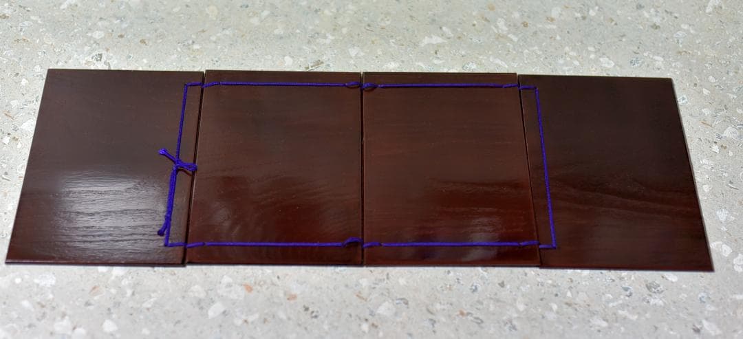 値引き、桑地利休 茶箱仕覆付き13点 お茶道具／共箱