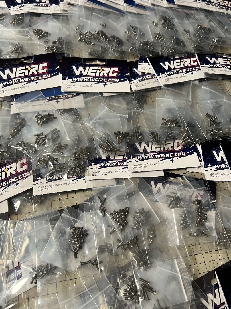 「WEiRC」 無限精機 MTC3 1.2mm スチールシャーシ+専用ビスセット