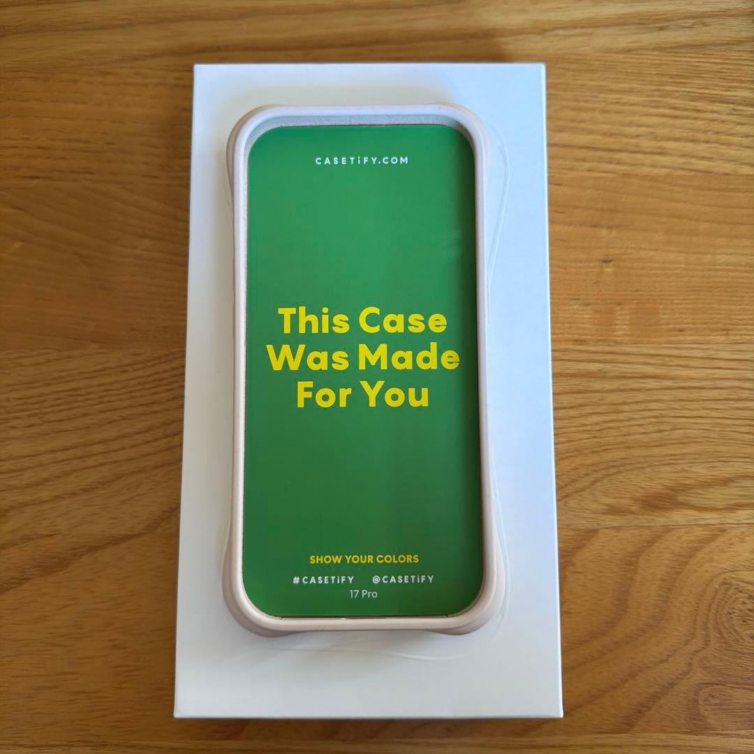 CASETiFY iPhone 17 Pro ケース オーツ シリコン