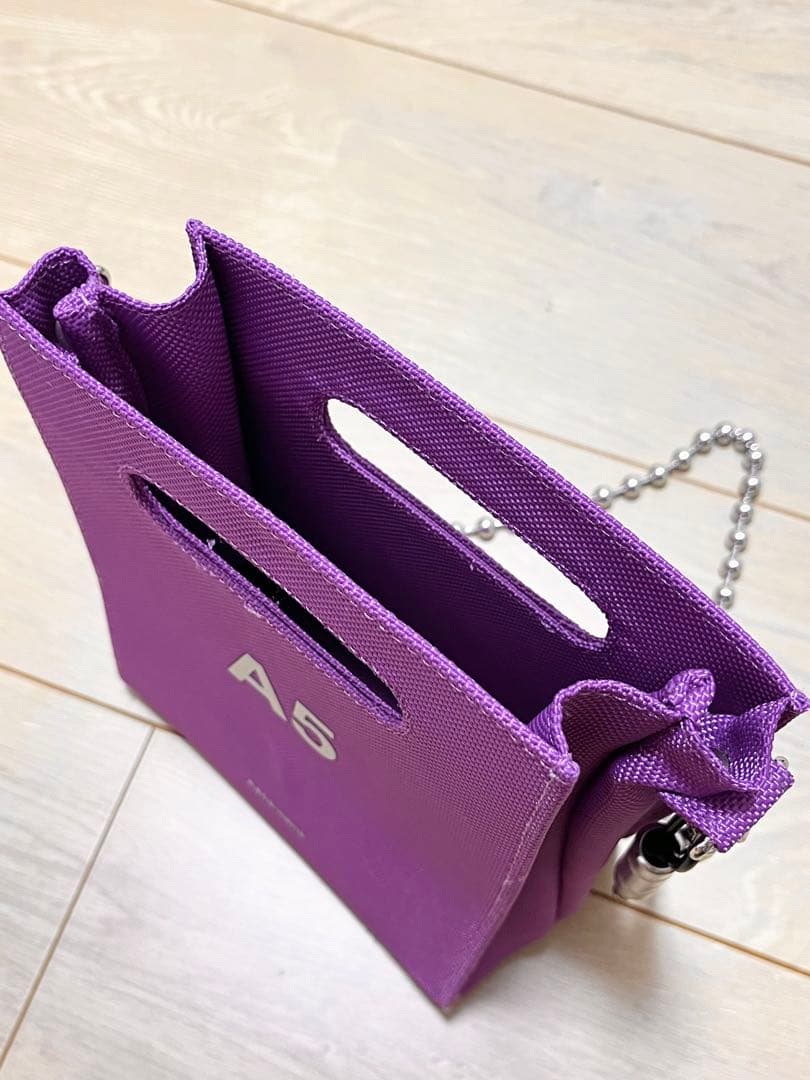 ずっと真夜中でいいのに nana-nana バッグ ステッカー パープル