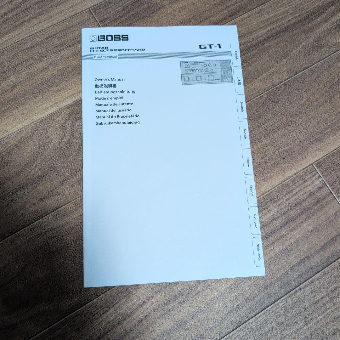 BOSS GT-1 ギターエフェクター (説明書付き)