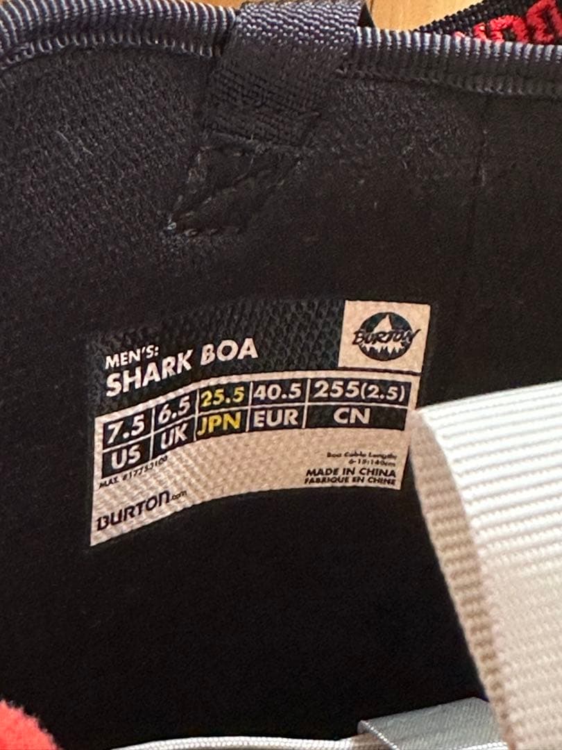 BURTONスノーボードブーツ