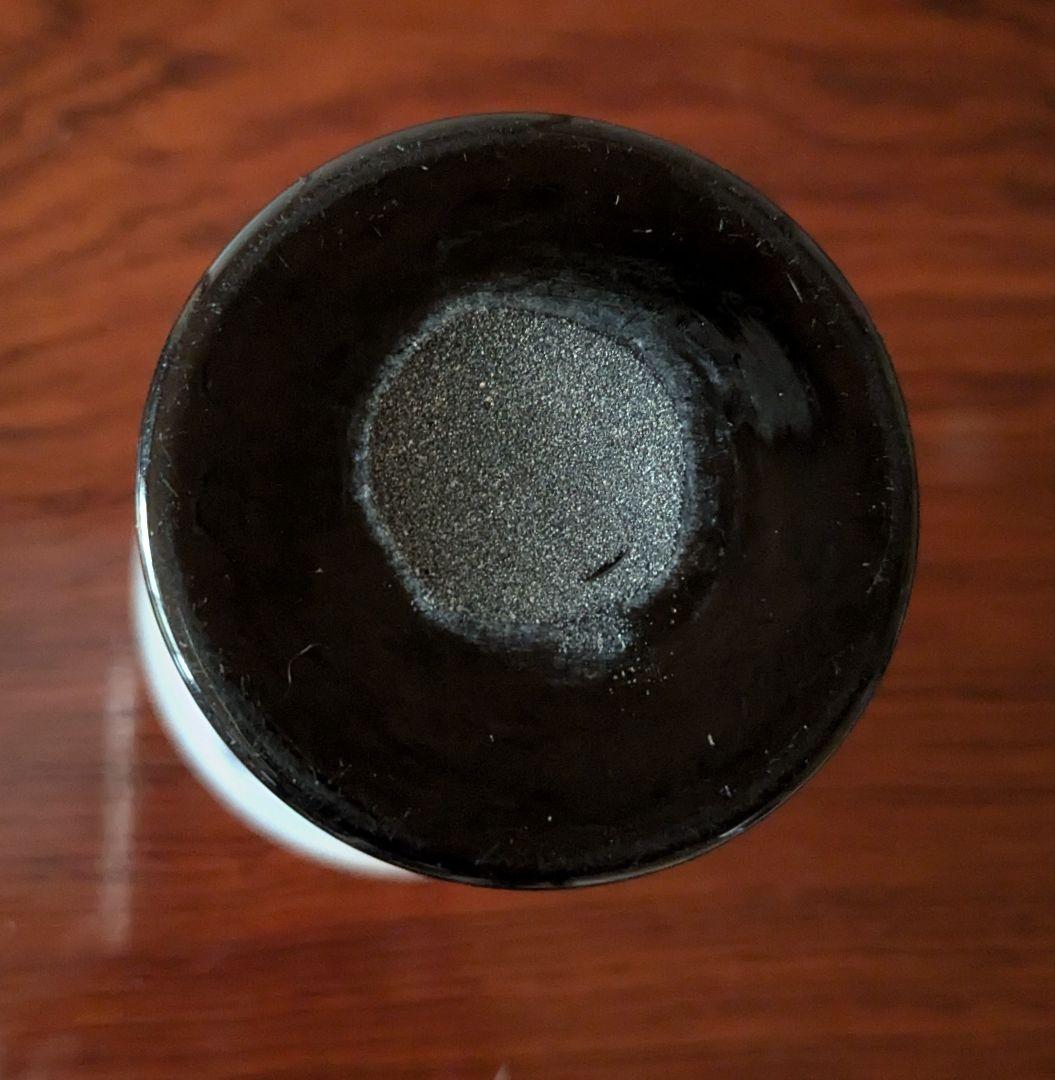 氷コップ 大正和ガラス乳白透かし鱗文なつめ型黒脚 - メルカリ