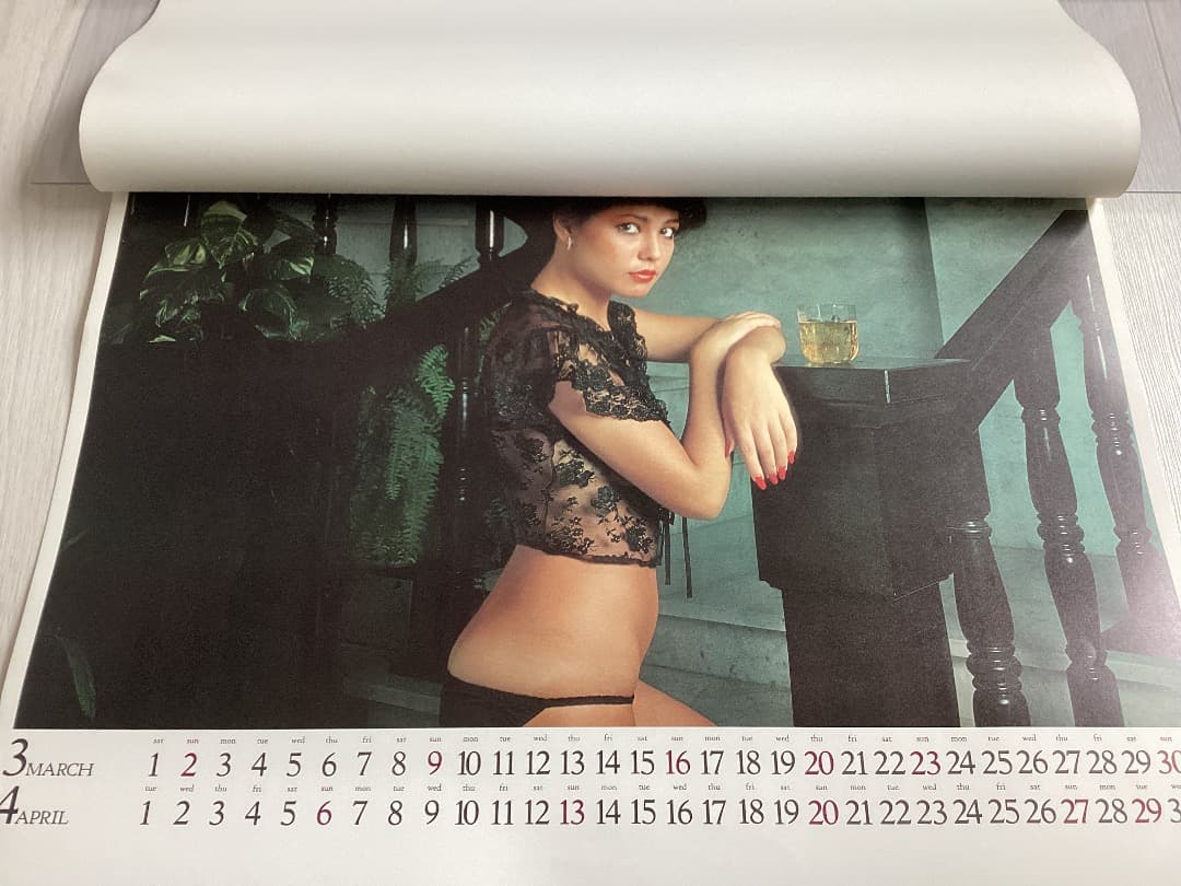 ★カレンダー/1980年/樹れい子/立木義浩/HAIG NUDE/サントリー