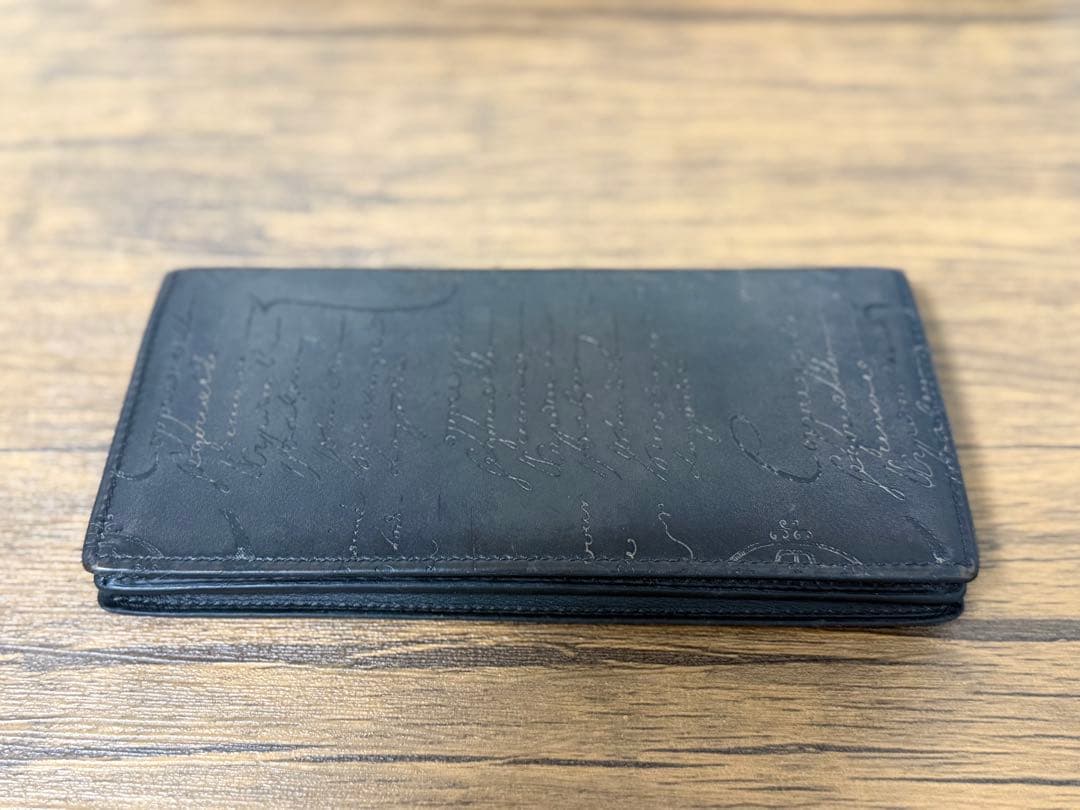 【使用歴2年】BERLUTI ブラック レザー 長財布 保存袋付き