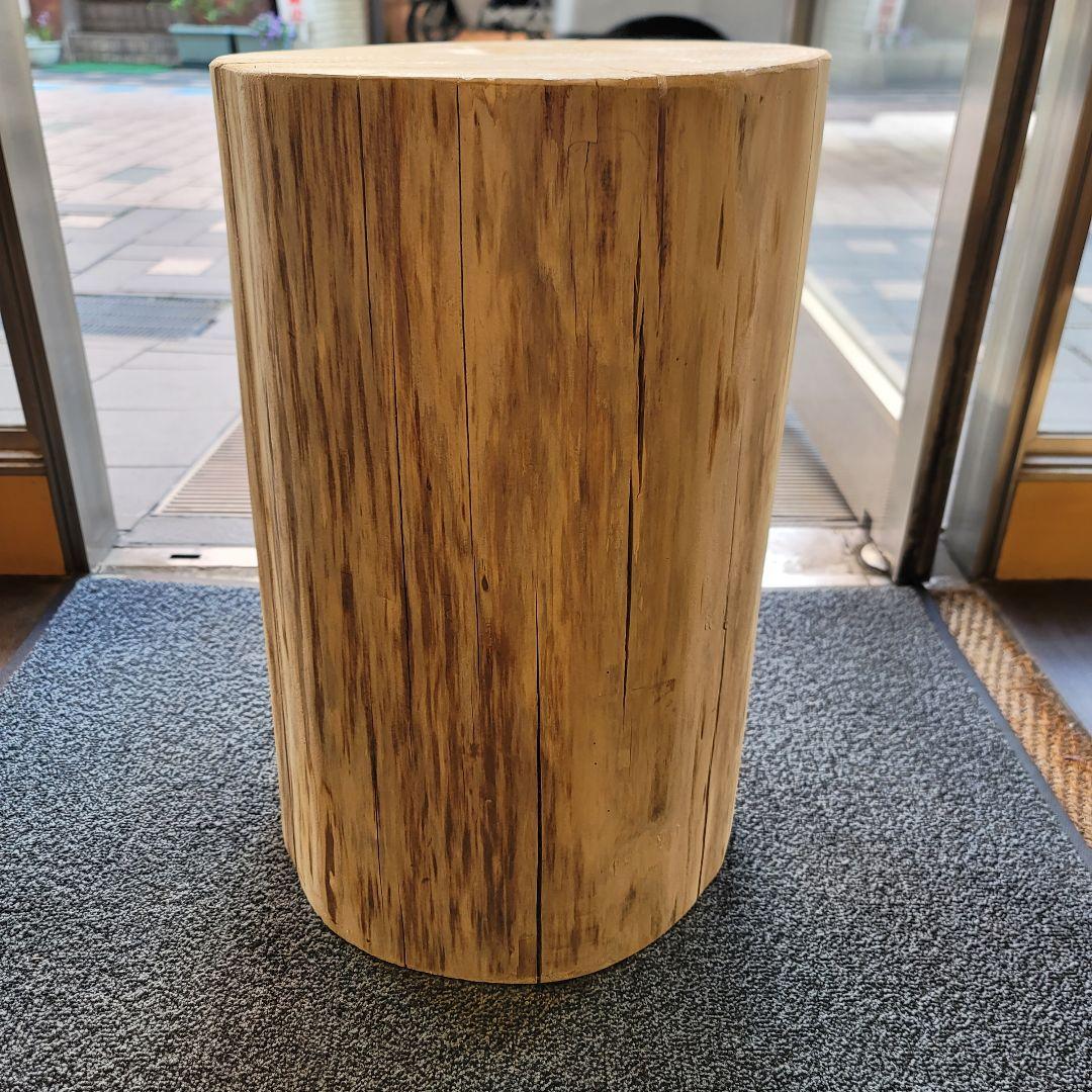 H95☆根元☆天然ヒノキ☆丸太☆切り株☆ちゃぶ台☆テーブル☆飾り