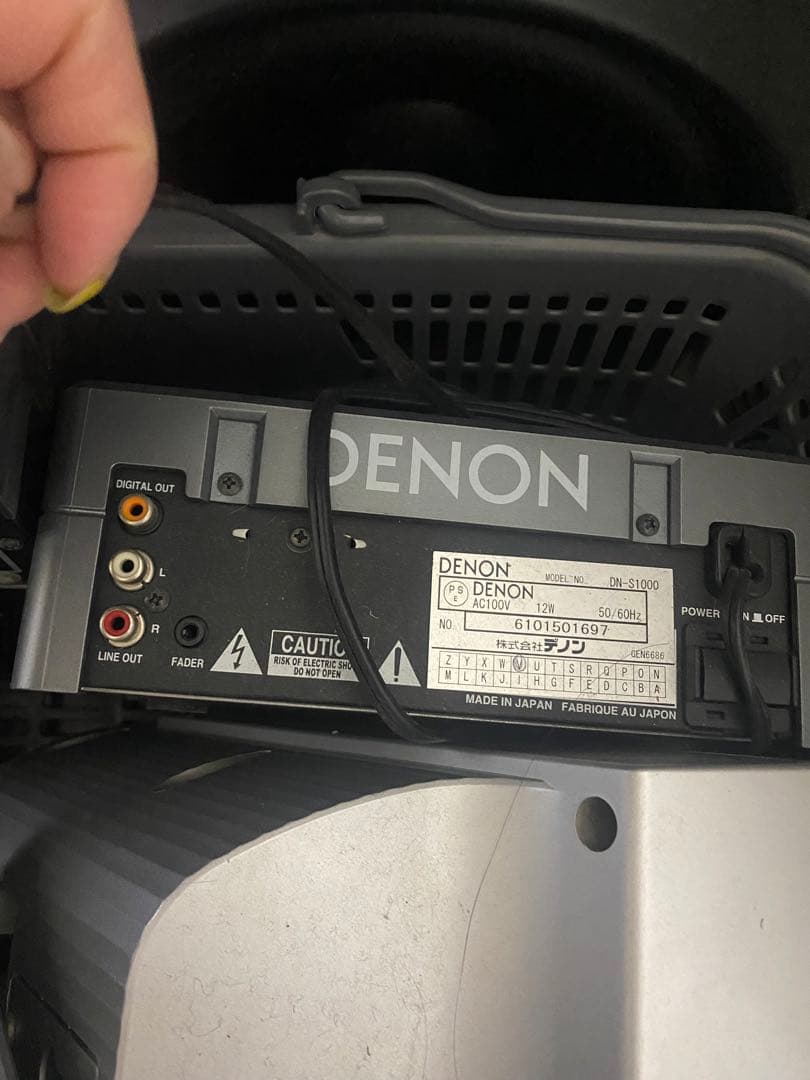 DENON DN-S100 2つ 電源はいります。 楽器・機材