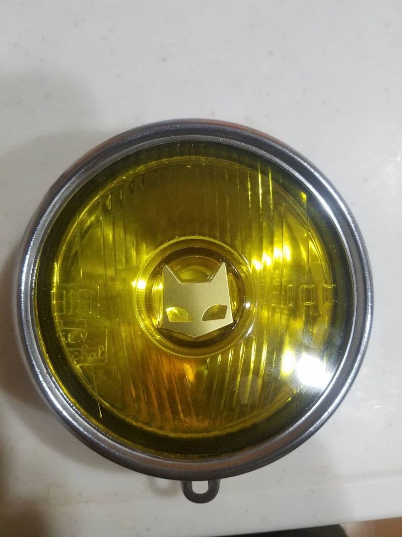 シャリー、ダックス、ゴリラ用マーシャルヘッドライトレンズ イエロー