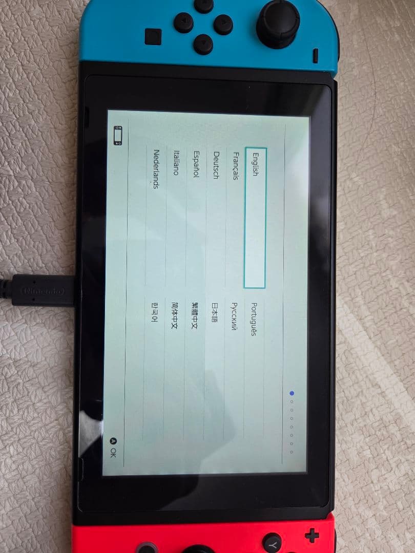 Nintendo Switch 本体 青/赤 Joy-Con 付属品完備